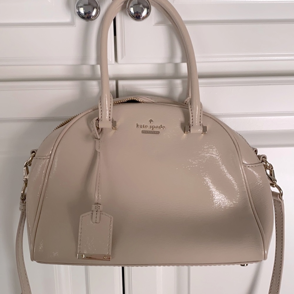 Cream colored Kate Spade handbag